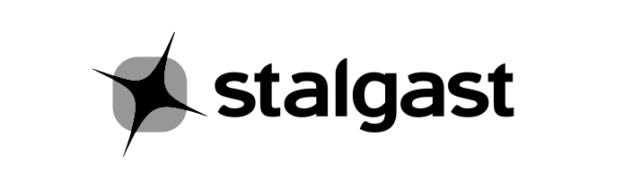 Logo marki STALGAST na przezroczystym tle.