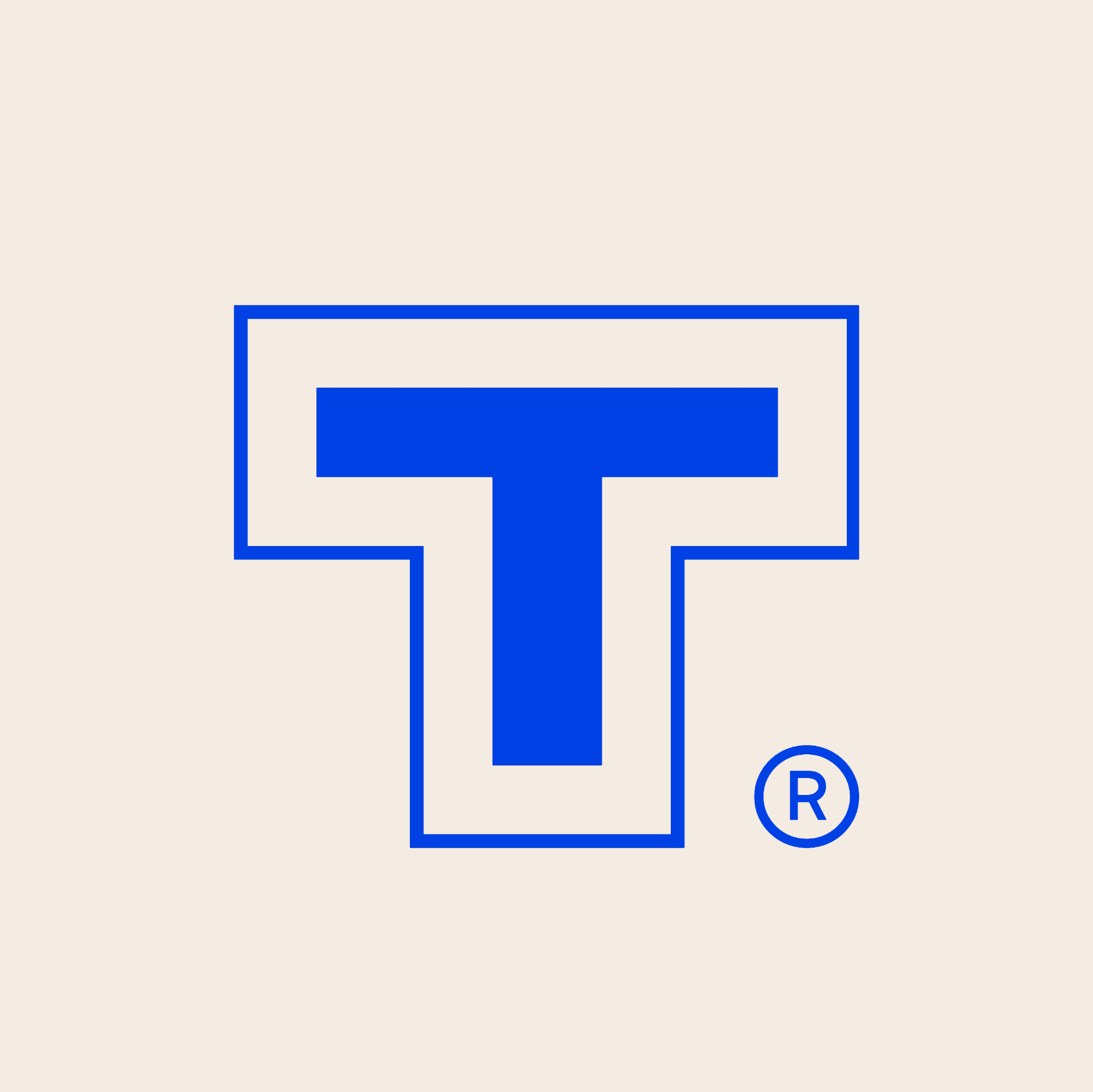 Symbol graficzny marki Technica – znak firmowy w kształcie litery „T” na jasnym tle.
