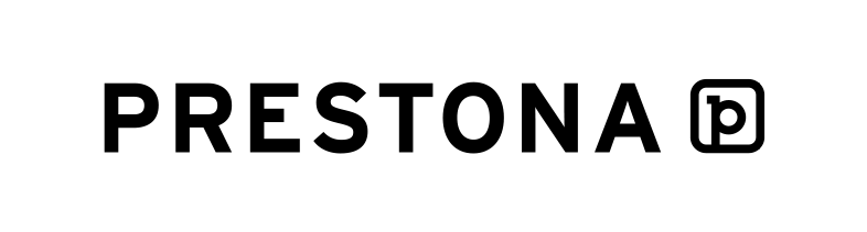 Logo marki PRESTONA na przezroczystym tle.